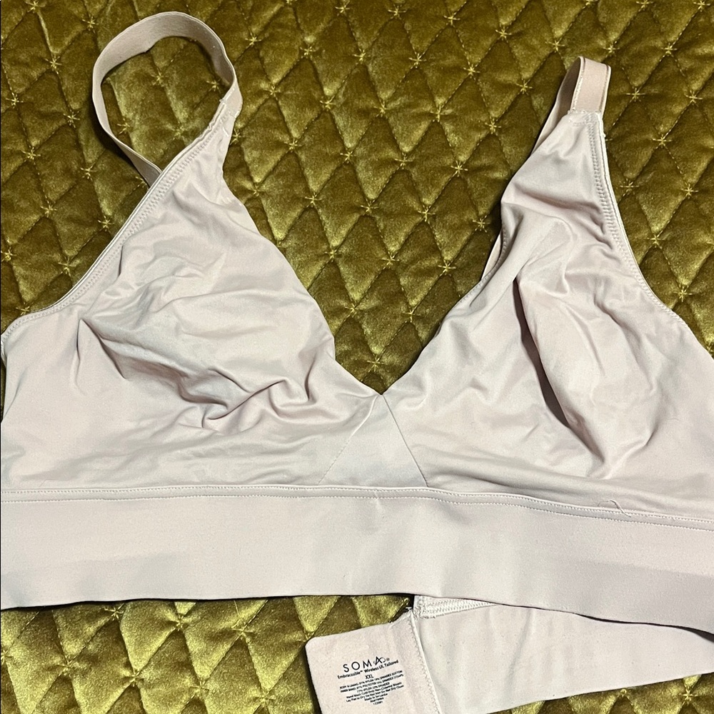 Soma Women's Soft Pink Bralette